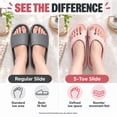 thumbnail image 7 of Five Toe Shoes for Women with Arch Support, Cushioned Toe Separator Slides for Home and Outdoor Walking, 7 of 7