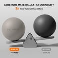 thumbnail image 4 of FITMIND Thickened Pilates Ball, 8in Core Ball for Physical Therapy, Ab Release and Core Workouts - Beige Gray, 4 of 8