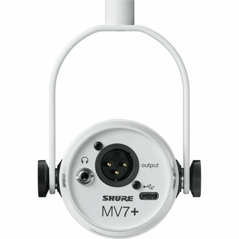 SHURE MV7+ PODCAST MICROPHONE 限定ホワイト Amazon.co.jp: SHURE シュア MV7+ ポッドキャストマイクロホン