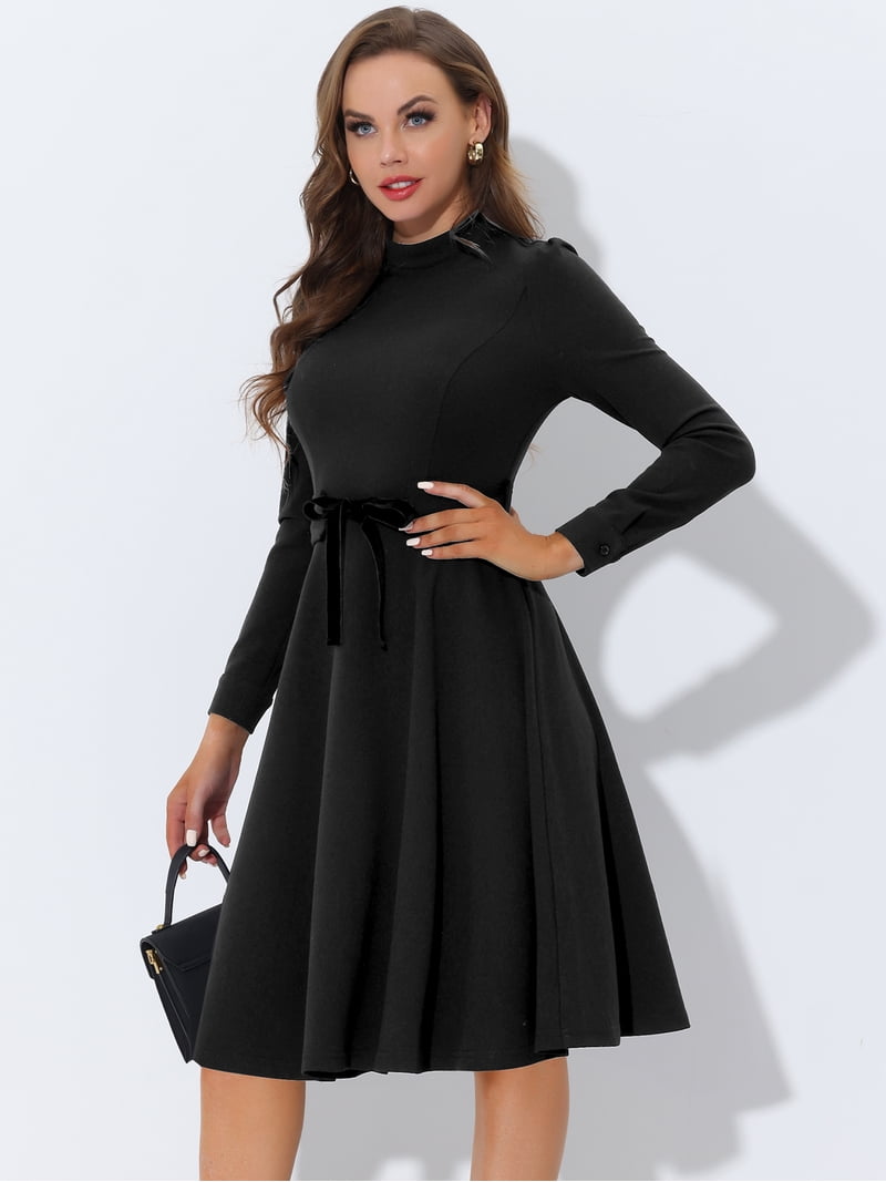 below the knee black dress Knee-Length Little Black Dresses
