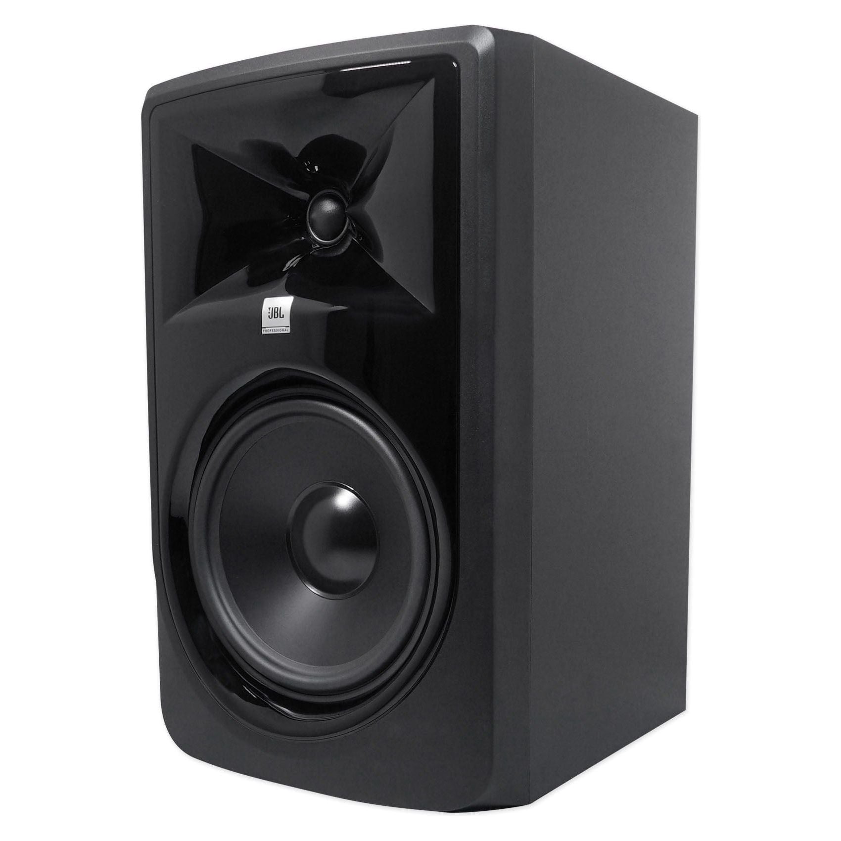 (2) JBL 308P MkII 8" Powered Studio Monitors+Stands+Pads+Powered Subwoofer Sub