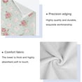 thumbnail image 3 of Dreamtimes Bath Towel Sets for Bathroom Hand Towels Fingertip Towels Shabby Chic Rose Vintage 3 Piece Decorative Soft Cotton Absorbent, 3 of 6