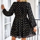 thumbnail image 1 of Vestido Con Cuello En V, Vestido De Moda Transpirable Y Cómodo Para Mujer Elegante Para La Oficina Para Viajar Para Mujer, 1 of 7