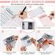 thumbnail image 4 of Carpeta de presupuesto Hukapapa, organizador de dinero en efectivo tamaño A6, carpeta de presupuesto de mármol con sobres con cierre de cremallera, planificador de presupuesto para planificación,, 4 of 7