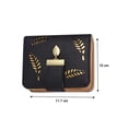 thumbnail image 5 of Cartera Mujer Billetera Mujer De Cuero Calado, Negro, 5 of 5