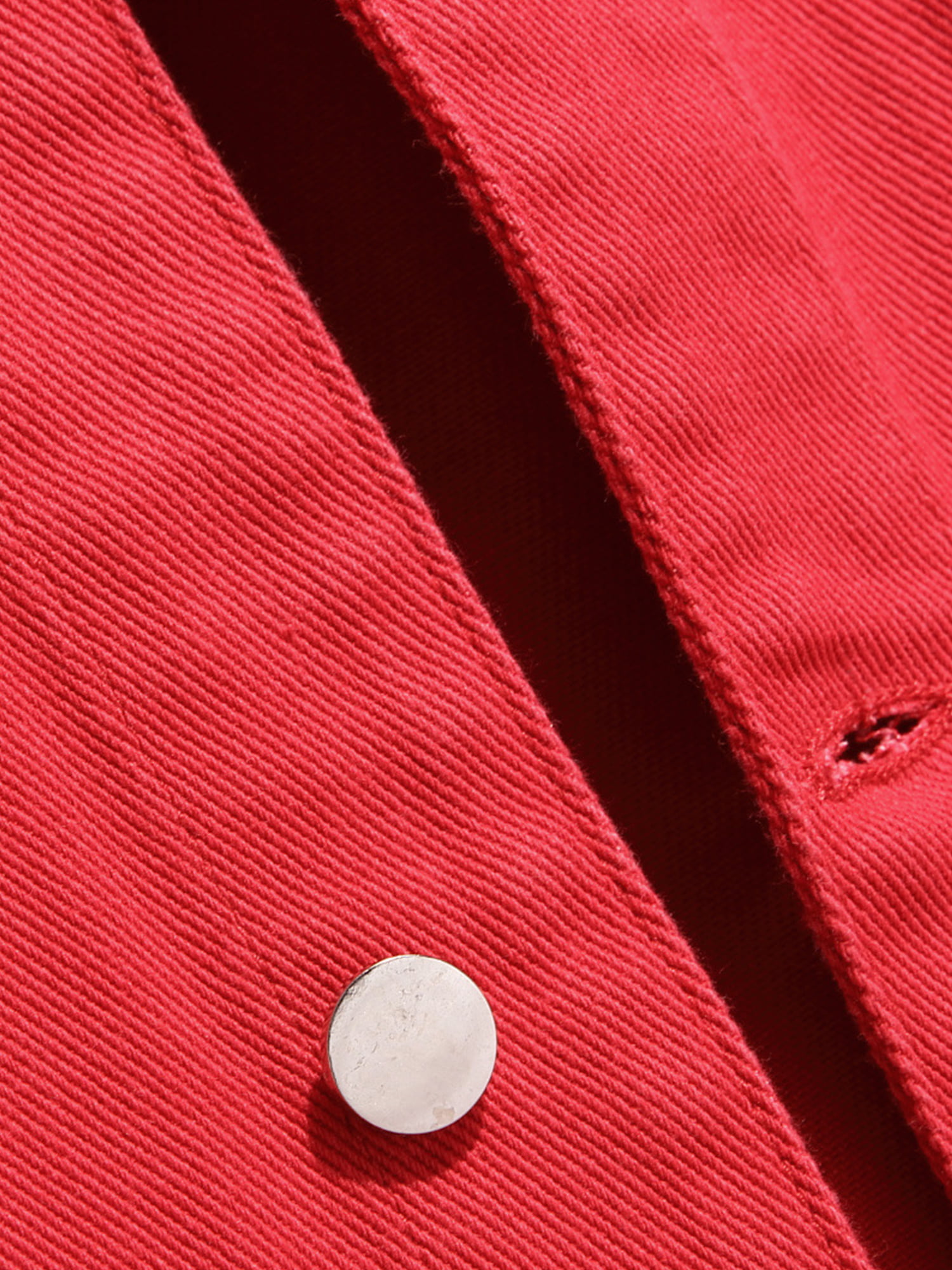Mennace Denim Jacket With Abrasions In Light Pink