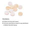 thumbnail image 4 of Uxcell Guitar Fretboard Inlay Dots Yellow Shell Fingerboard Inlays Mark Point 6x2mm For Guitar, Pack of 10, 4 of 5
