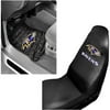 NFL Baltimore Ravens 2 pc Front Floor Mats and Baltimore Ravens Car Seat Cover Value Bundle