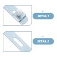 thumbnail image 3 of AURARMLET 4Ud Refuerzo Para De Cables Con Clip De Acero Inoxidable Para Montaje En Casa Color Plateado, 3 of 7
