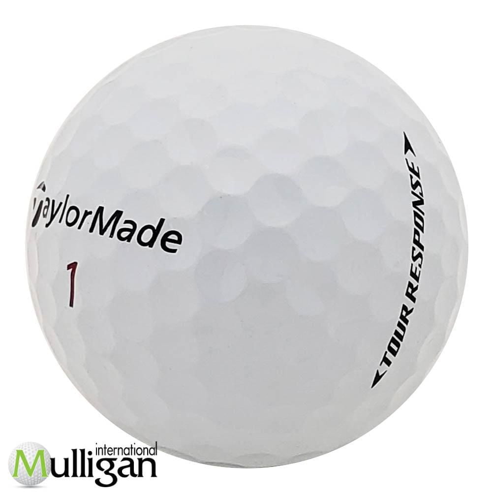 Mulligan - 12 Taylormade Tour Response 5A Pristine Recycled Used Golf Balls, White