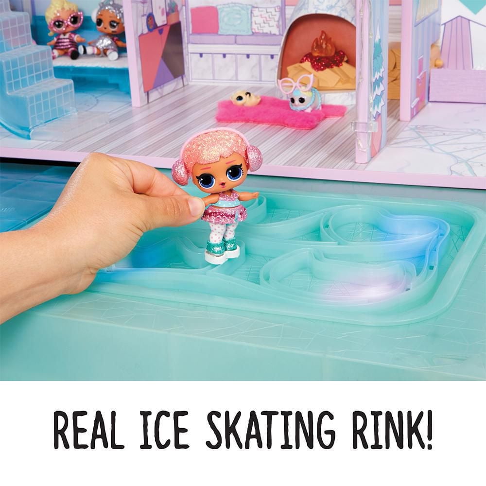 Surprise! Winter Disco Chalet Doll House with 95+ Surprises