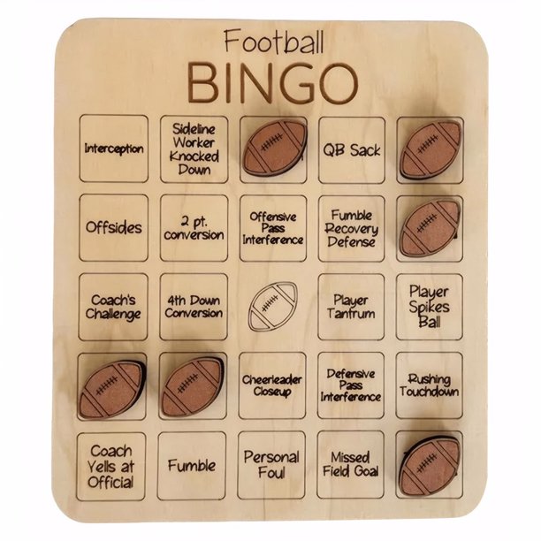 Juego Fútbol Bingo Madera/béisbol/baloncesto/fútbol Deportivo para Fiestas