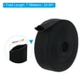 thumbnail image 2 of Uxcell 0.9" Dia 24.6FT Nylon Protective Hose Sleeve, Cable Cover Sheath Protection, Black, 2 of 4