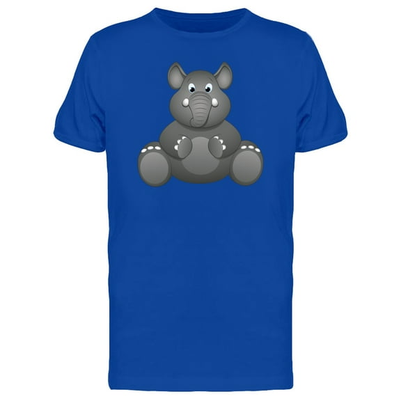Baby Elephant Cartoon T-Shirt Men -Image by Shutterstock, Male Medium