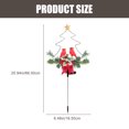 thumbnail image 3 of Miangastore Solar Holiday Lights Outdoor Solar Xmas Tree Shaped Light Red Plastic 1pc, 3 of 8