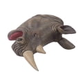 thumbnail image 1 of Animal Hand Puppet Dinosaur Head Toy for Playtime Dark Brown Environmental Protection Pvc Role Play 1Pcs, 1 of 4