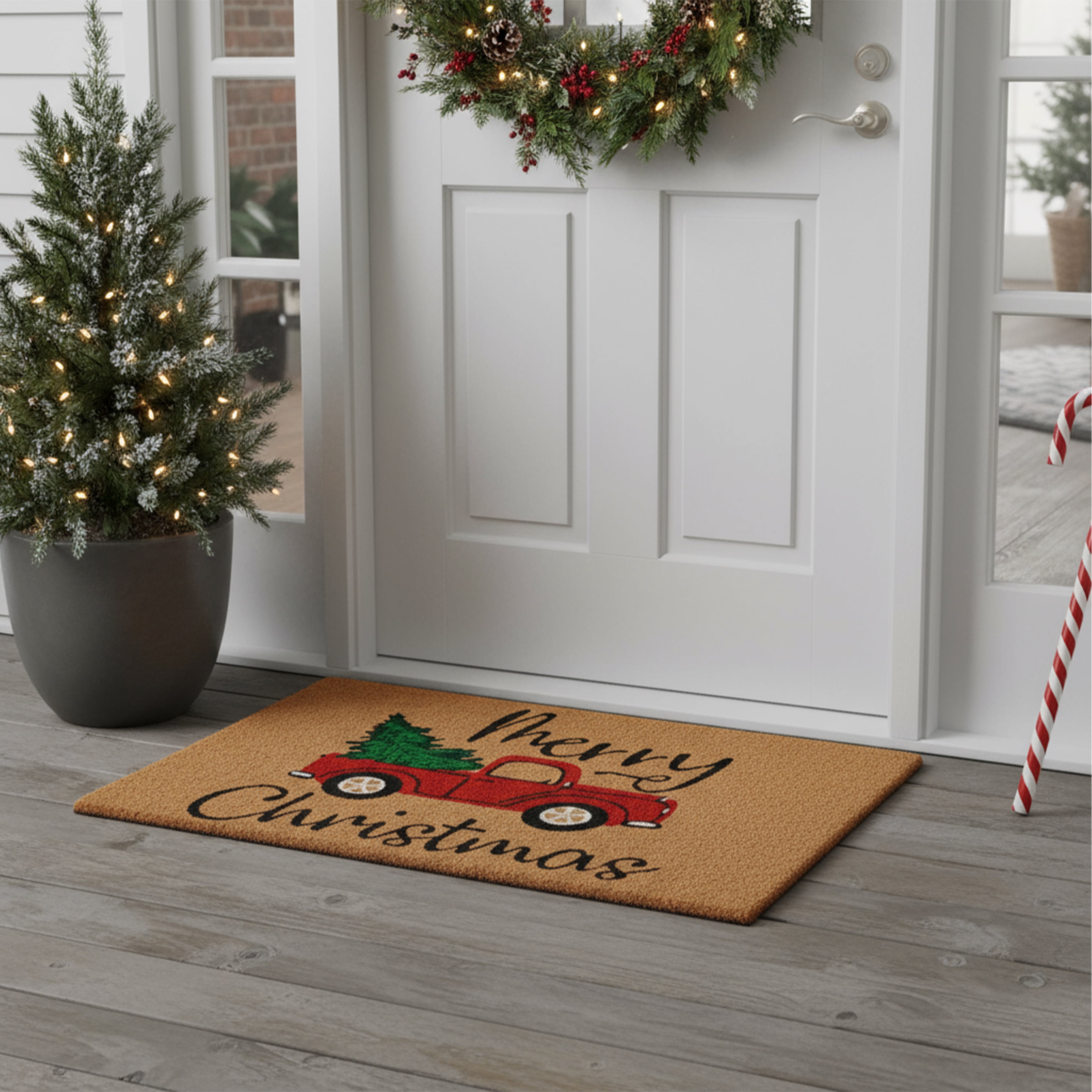 Calloway Mills 17 x 29 in. Christmas Memories Rectangular Indoor or Outdoor Doormat, Multi Color