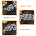 thumbnail image 3 of Miangastore Vintage Rhinestone Hair Comb Silver Crystal Glass 1Set 8.7X2In, 3 of 8
