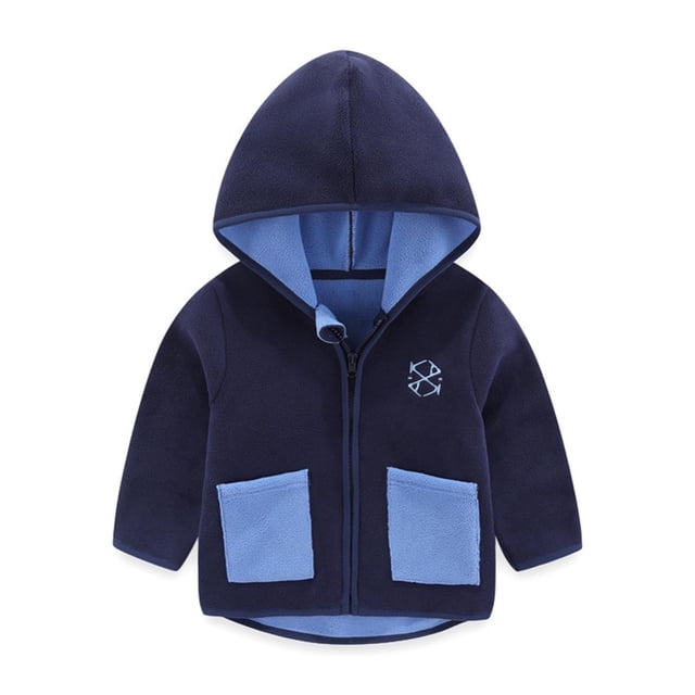 LOVZFMLL Vestes pour Filles Mode Filles et Garçons Haut à Capuche Manches Longues 4-5 Ans
