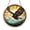 Acrylic 3.5 Inch, variant on Wildlife Scene Glass Window Panel with Eagle and Mountain View Design, Decorative Light Catching Art for Home Window Spaces and Nature Themed Interior Aesthetic