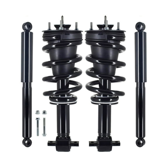 Set Front Quick Complete Strut-Rear Shock For 2014-2018 Chevrolet Silverado 1500