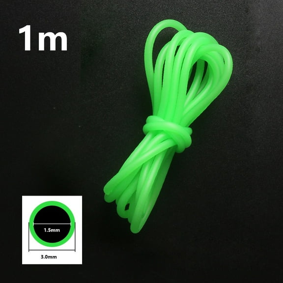 Premium Glow-in-the-Dark Fishing Wire Tubing Illuminate The Depths Attracting Blue Eye Cod Deepwater Fish Carp Fishing Accessory