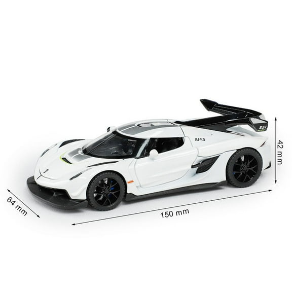 1/32 Scale Alloy  Cars Models Toys Metal Diecasts Vehicles Model with Sound Light Sport Car Model for Boys Collection Gifts
