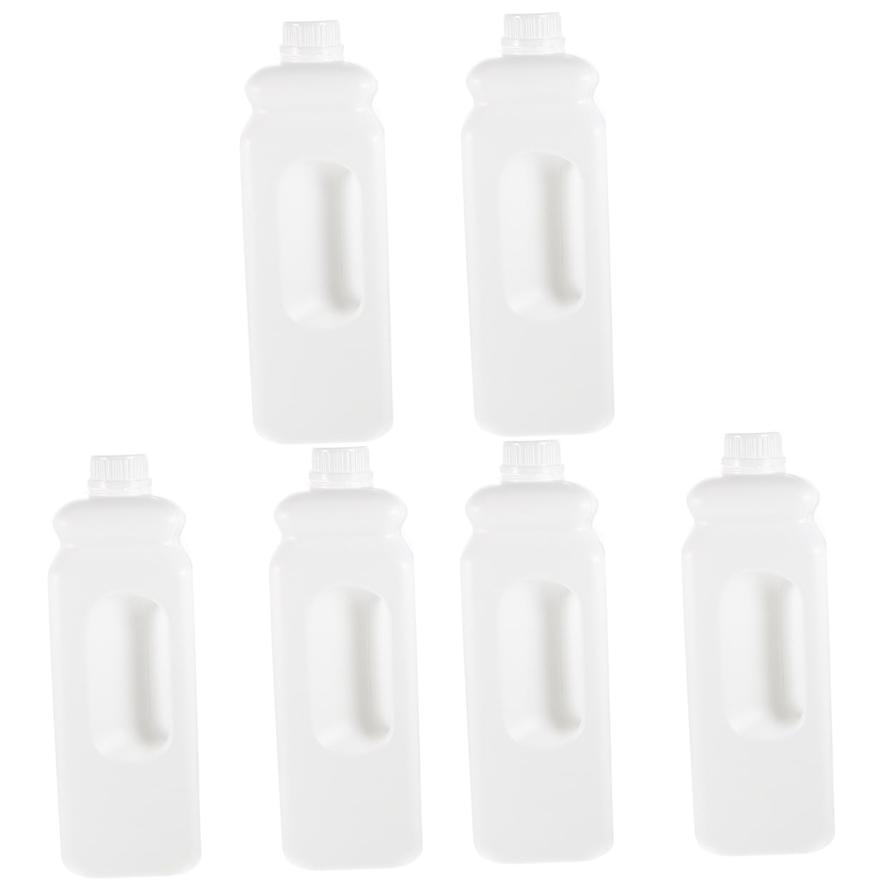 FRCOLOR 6 pcs  Reusable Storage Jug Leak-proof Water Jug Plastic Gallon Jug with Caps