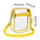 thumbnail image 1 of Bolso bandolera transparente de PVC para mujer, bolso de pecho de moda para hombre y mujer, bolso pequeño informal de viaje con un solo hombro, bolso de almacenamiento, bolsos de viaje para mujer,, 1 of 3
