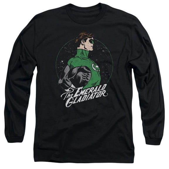 DC Comics Star Gazer-Long Sleeve Adult 18/1 Black