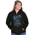 thumbnail image 3 of Christian Prayer Jesus Christ Quote Unisex Fleece Graphic Zip Up Hoodie Brisco Brands 4X, 3 of 5