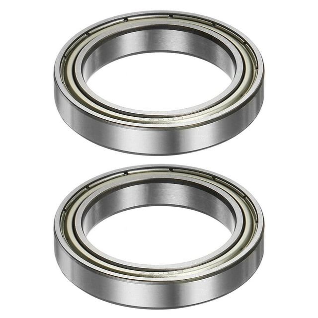 Unique Bargains 6806ZZ Roulements à Billes 30mmx42mmx7mm Acier Chromé ABEC5 à Double Écran Lot de 2