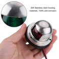 thumbnail image 5 of 2 in 1 12V LED Bow Navigation Light Marine Boat Yacht Pontoon Stainless Steel, 5 of 6