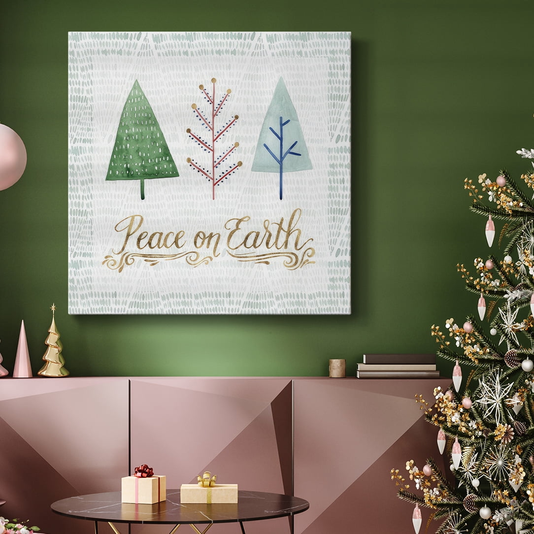 Christmas Tree Whimsy II- Gallery Wrapped Canvas
