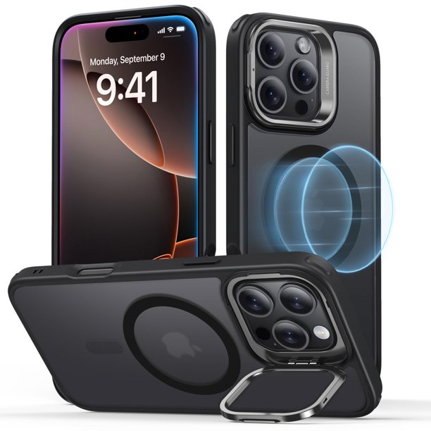 Funda de teléfono ESR para iPhone 16 Pro Max con MagSafe Frosted Black