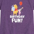 thumbnail image 2 of Winnie the Pooh - Birthday Fun - Toddler Girls Fitted Short Sleeve T-Shirt, 2 of 4