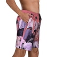 thumbnail image 3 of Stray Kids Men's Swim Trunks Quick Dry Beach Board Shorts with Pockets Mesh Lining Bathing Suits, 3 of 7