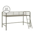 thumbnail image 4 of DHP Jett Junior Twin Metal Loft Bed, Silver, 4 of 13