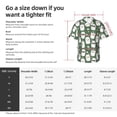 thumbnail image 6 of Lsque Alpaca Faces pattern Hawaiian Shirt for Men, Unisex Summer Beach Casual Short Sleeve Button Down Shirts-3X-Large, 6 of 9