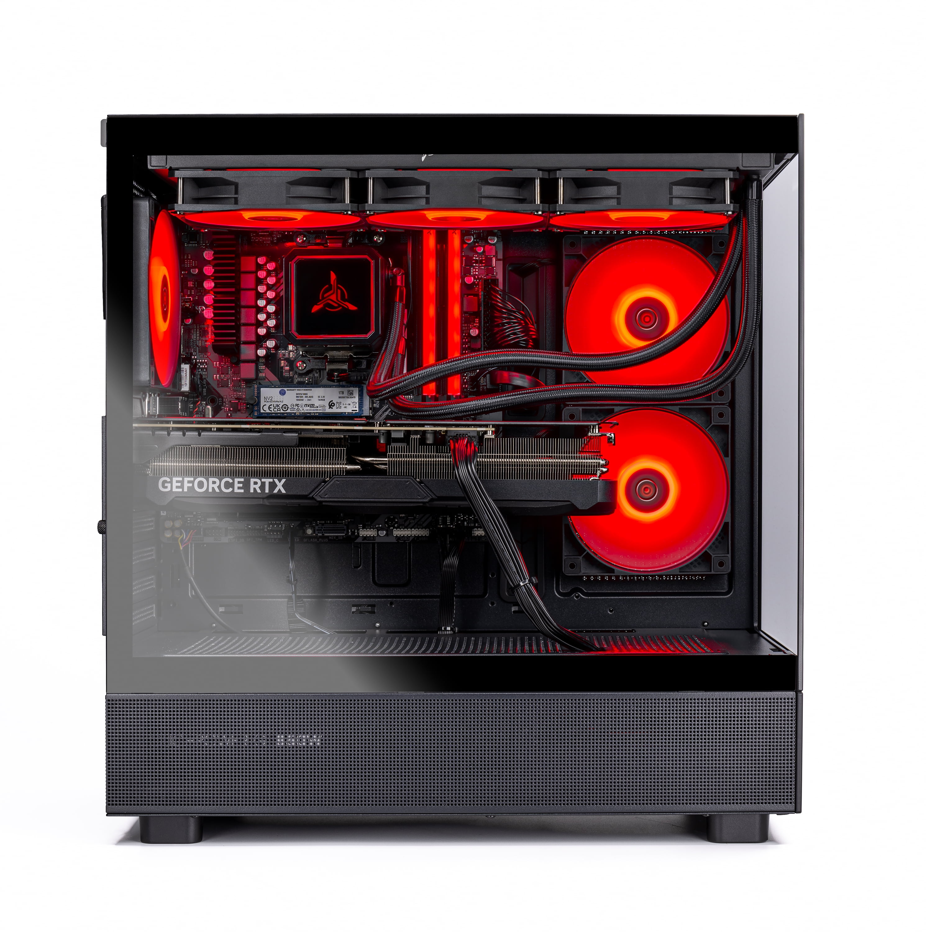 Skytech Gaming Azure 3 Gaming PC, AMD Ryzen 7 9800X3D 4.7GHz, AMD RX 9070XT 16GB VRAM, 1TB NVMe SSD, 32GB DDR5 RAM 5600, 850W GOLD ATX 3 PSU, 360 ARGB AIO , Wi-Fi, Win 11, Desktop