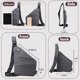 thumbnail image 3 of Bolsa de viaje antirrobo Ocalil para mujeres y hombres, color negro, 3 of 7