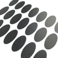 thumbnail image 3 of Topcobe 5 Pcs Kitchen Spice Labels Set for Jar Cans Bottle, 105 Chalkboard Oval Stickers Labels for Pantry Home Office, Black PVC Waterproof Blank Labels for Canisters Container, 3 of 4