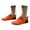 Orange, variant on Men's New Football Shoes, Leather Surface, Waterproof, Anti- and Durable, Casual Sports Shoes, and Comfortable Walking Sneakers for Work, Training, and Outdoor Sports(Black/38)