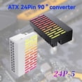 thumbnail image 5 of ATX 24-Pin 90° Power Connector Adapter 5V 3 Pin ARGB 24Pin White, 5 of 5