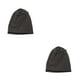 thumbnail image 4 of Gorros para adultos Qarigey Sombrero artesanal de punto Gris 2piezas, 4 of 5