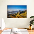 thumbnail image 3 of Elephant Stock Old Man Of Storr Wall Art - Horizontal Canvas Wall Art - Living Room Wall Decor - Places Canvas - Brown And Yellow Decor - 12" x 8", 3 of 8
