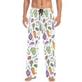 thumbnail image 7 of FORMRS Mens Pajama Pants with Pockets Sleepwear Lounge Bottoms Sizes S-2XL, Purple Vegetables Pattern, 7 of 7