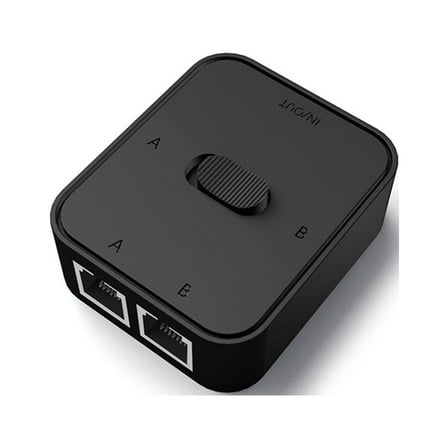 2 Ports Gigabit 10/100/1000Mbps, 2 In 1 Out/1 In 2 Out Lan High Ethernet Switcher