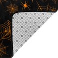 thumbnail image 4 of Area Rugs For Living Room Decor - Halloween orange Spiderweb Creative Soft Anti Slip Throw Washable Rugs 5x7 For Bedroom, Indoor Carpet For Bedroom Living Room 80x58In, 4 of 7