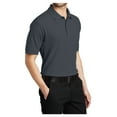 thumbnail image 5 of Mafoose Male Silk Touch Polo Men Extended T-Shirts Steel Grey XS, 5 of 7